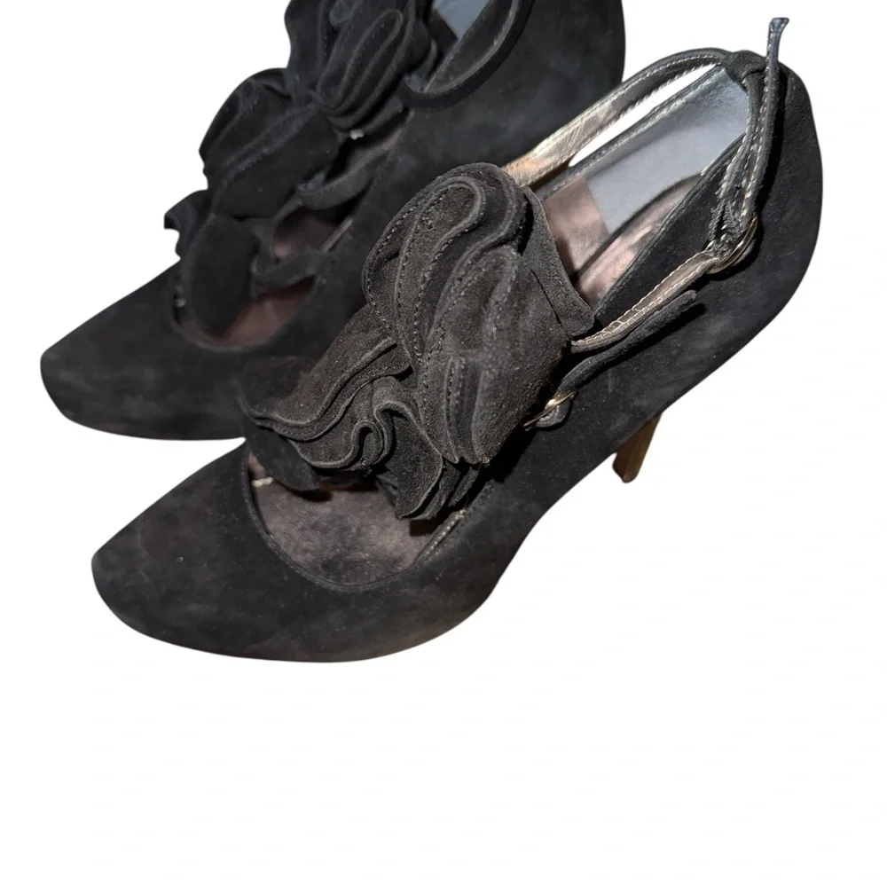 Vince Camuto Women's Marcia High Heel Round Toe Suede Shoes - Picture 6 of 7